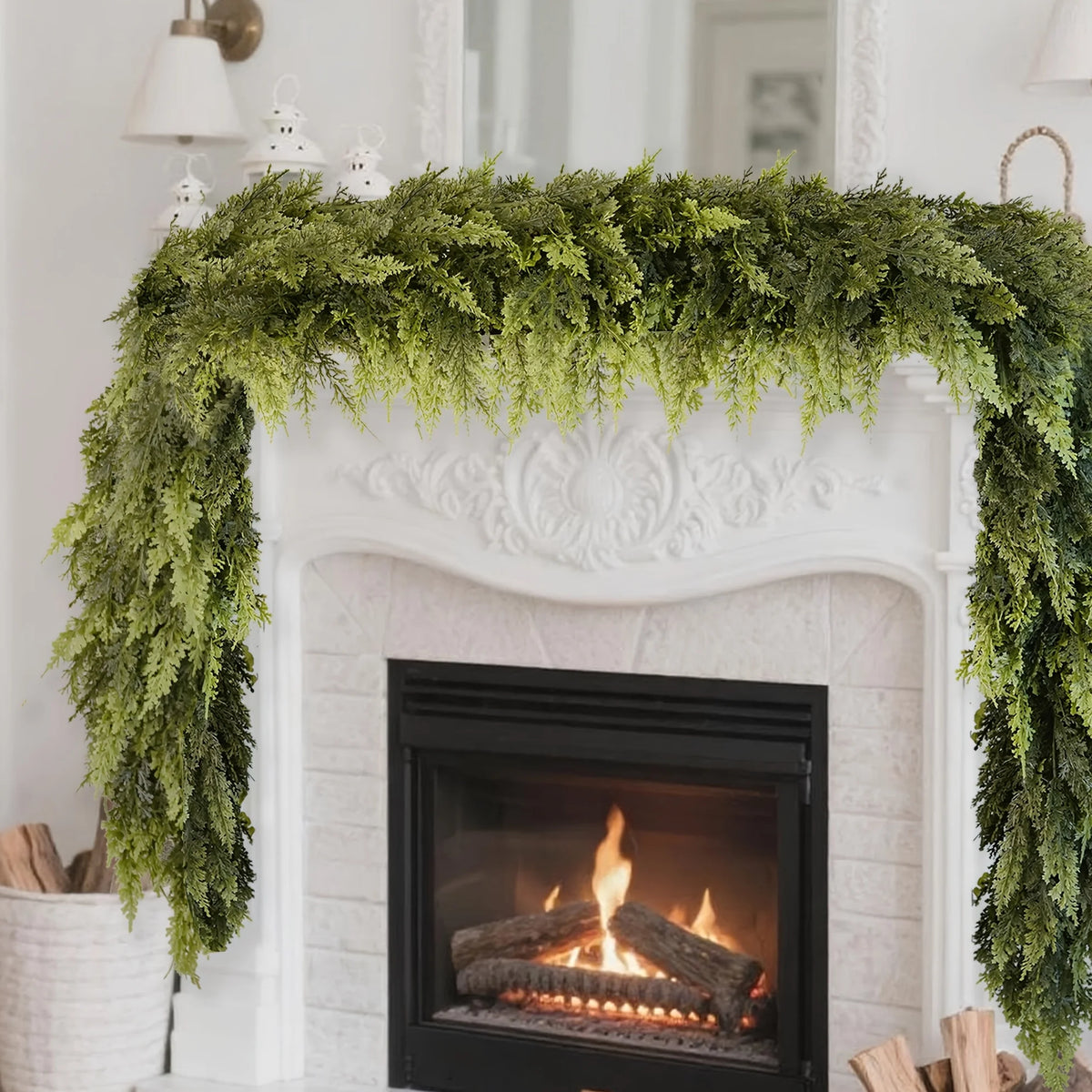 Cedar Garland Artificial Pine